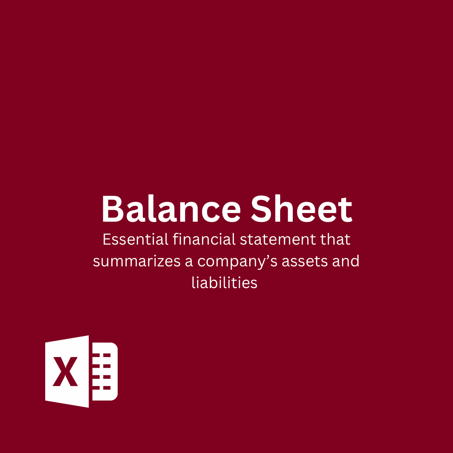 Balance Sheet